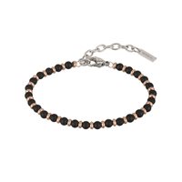 Bracciale Breil Uomo Black Onyx in Acciaio Onice TJ2409 - TJ2409